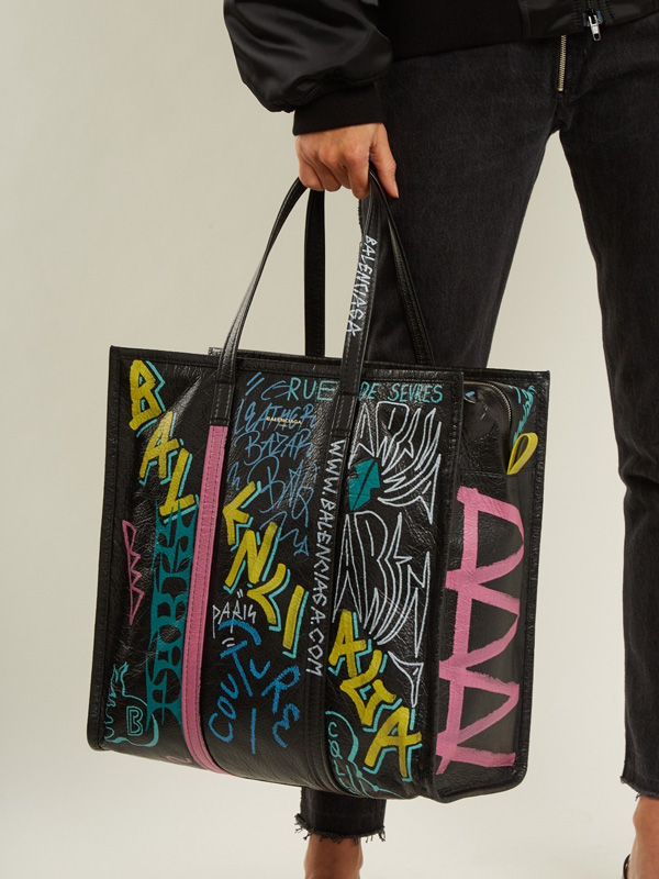 バレンシアガ トートバッグ コピー GRAFFITI BAZAR SHOPPER バッグ 8112318